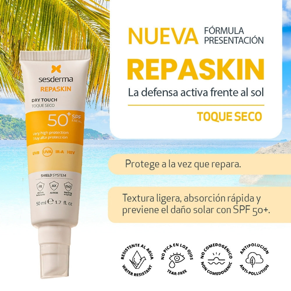 REPASKIN PROTECTOR TOQUE SECO SPF 50 FRASCO 50 ML