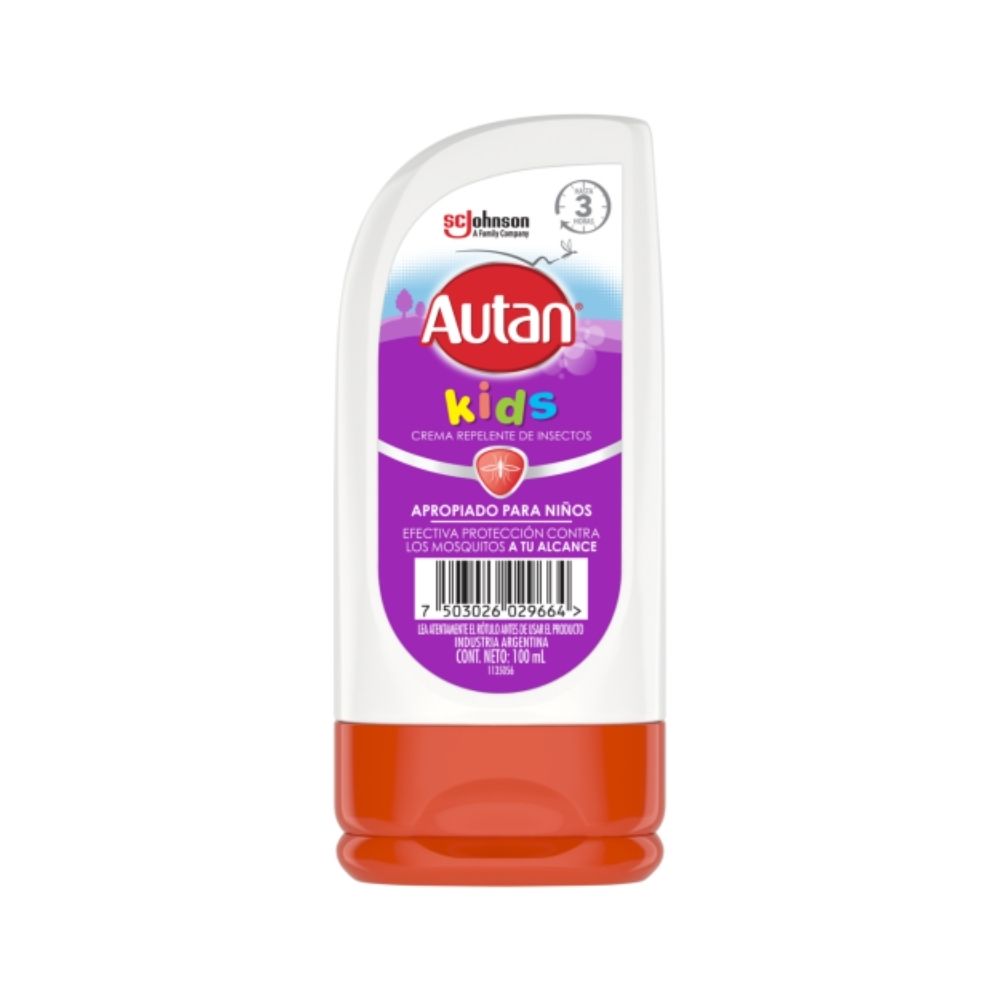 REPELENTE CREMA AUTAN KIDS FRASCO 100 ML
