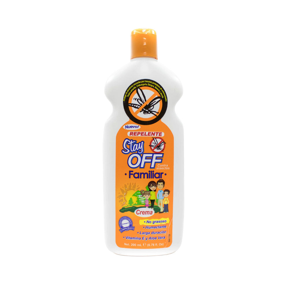 REPELENTE CREMA STAY OFF FAMILIAR FRASCO 200 ML
