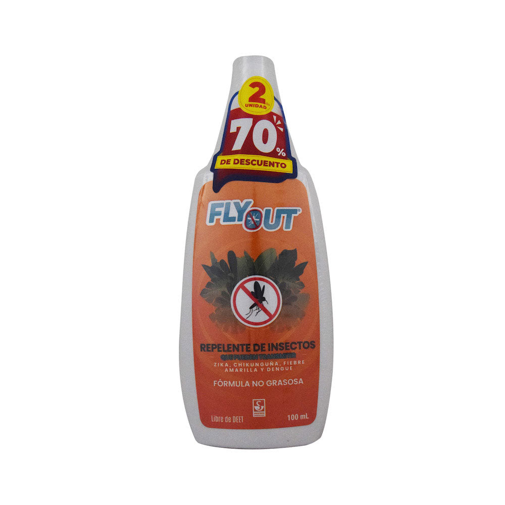 REPELENTE FLY OUT OFERTA PAGUE 1 LLEVE 2DA CON 70%