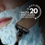 REPUESTO GILLETTE MACH3 CARBONO CAJA X 2 UNDS