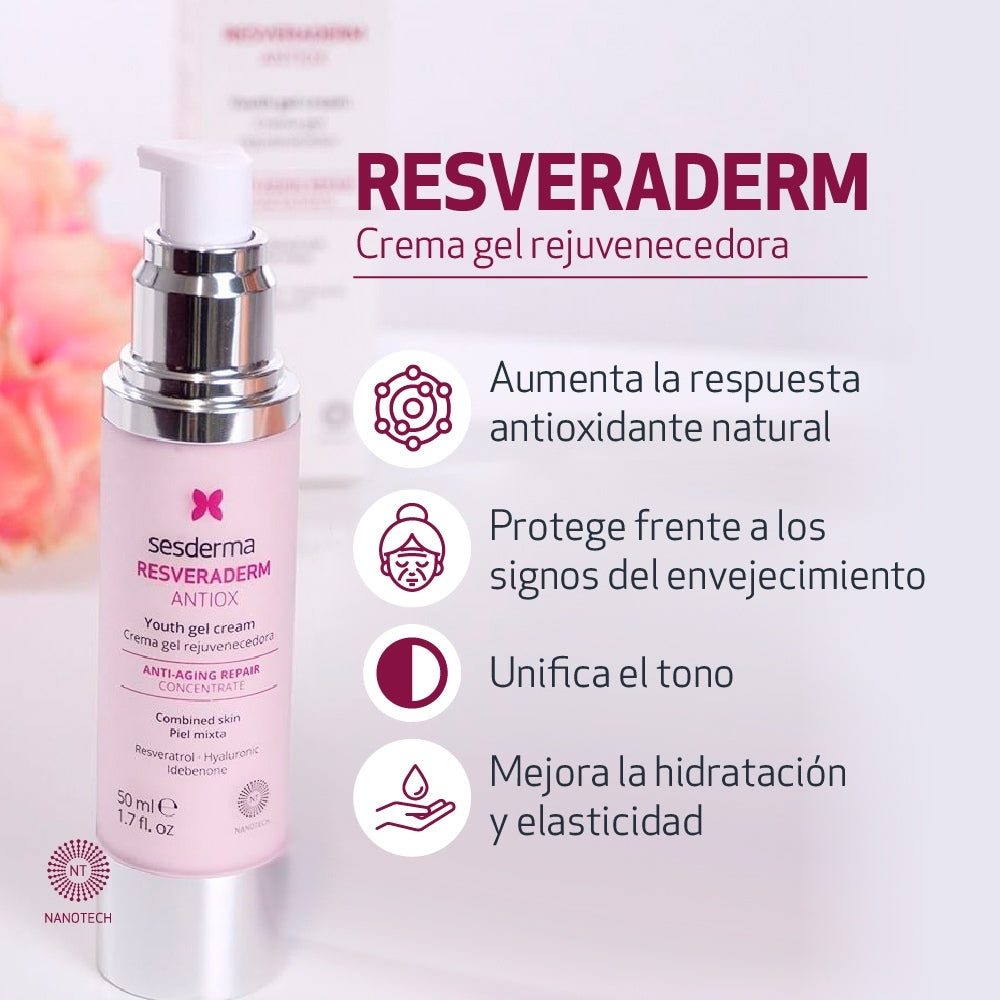 RESVERADERM ANTIOX CREMA FRASCO 50 ML