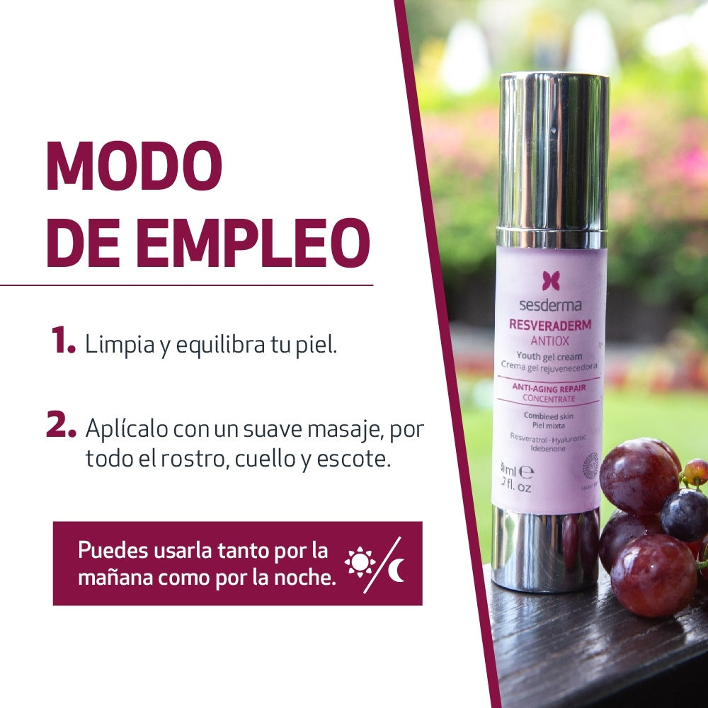RESVERADERM ANTIOX CREMA FRASCO 50 ML