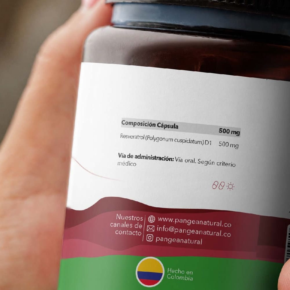 RESVERATROL PANGEA CAPSULAS FRASCO X 60 UNDS