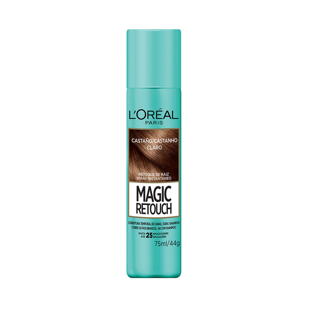RETOCA RAICES MAGIC RETOUCH CASTAÑO CLARO SPRAY 75 ML