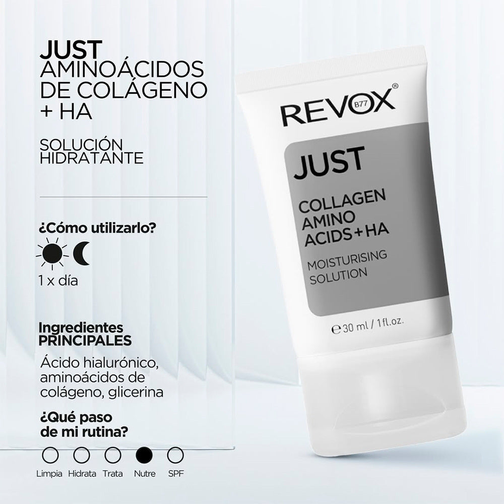 REVOX AMIN COLÁGENO + HA SOLUCION HIDRATANTE TUBO 30 ML