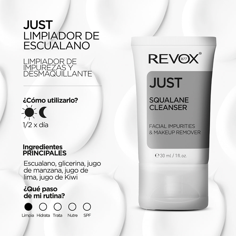 REVOX ESCUALANO LIMPIADOR FACIAL TUBO 30 ML
