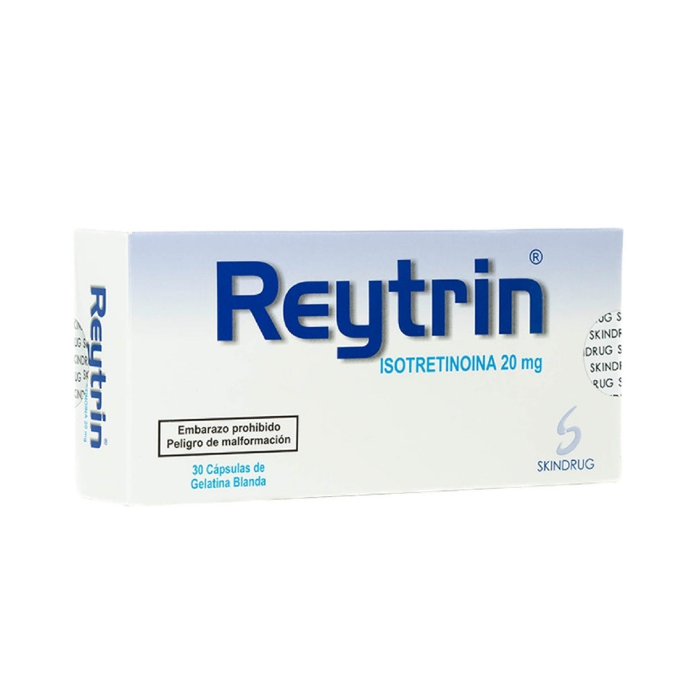 REYTRIN ISOTRETINOINA CAPSULA 20 MG CAJA X 30 UNDS