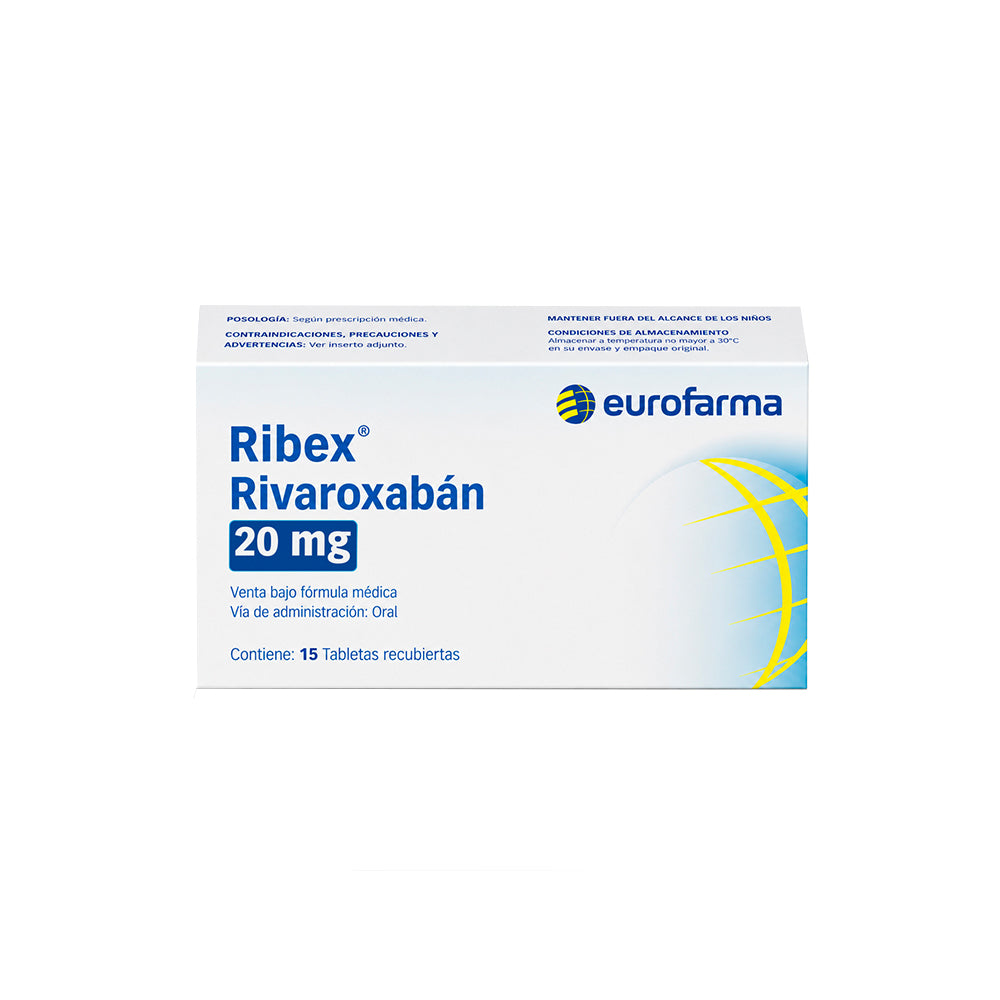 RIBEX (RG) TABLETAS 20 MG CAJA X 15 UNDS