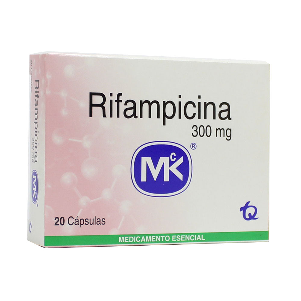 RIFAMPICINA MK CAPSULAS 300 MG CAJA X 20 UNDS