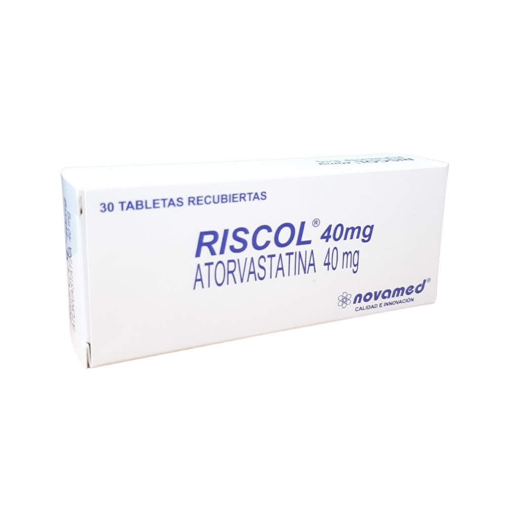RISCOL TABLETAS RECUBIERTAS 40 MG CAJA X 30 UNDS