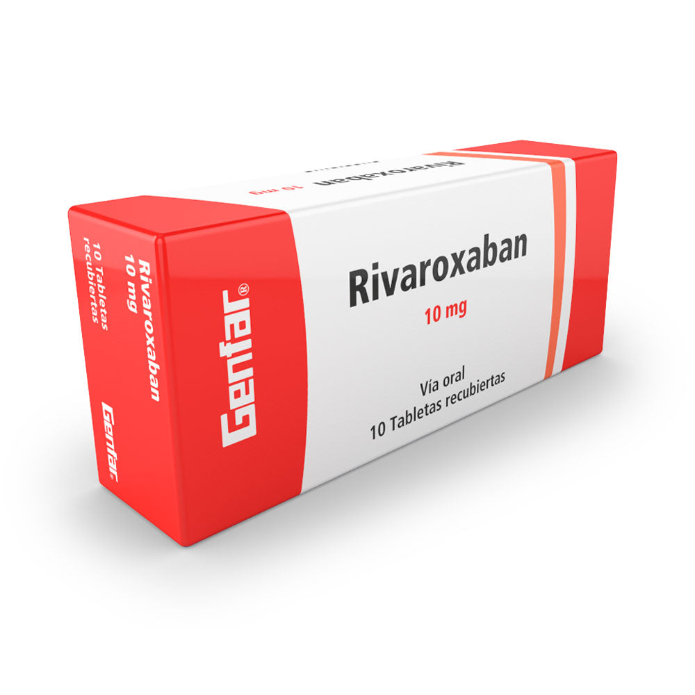 RIVAROXABAN GENFAR (RG) TABLETAS RECUBIERTAS 10 MG CAJA X 10 UNDS