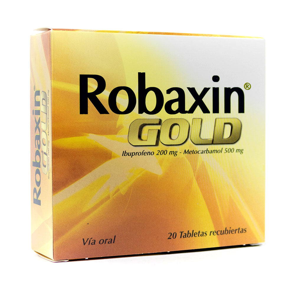 ROBAXIN GOLD TABLETAS 200 / 500 MG CAJA X 20 UNDS