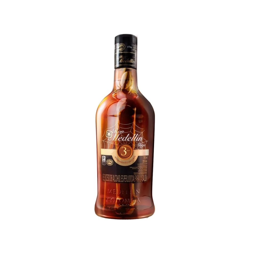 RON MEDELLÍN AÑEJO 3 AÑOS BOTELLA 750 ML