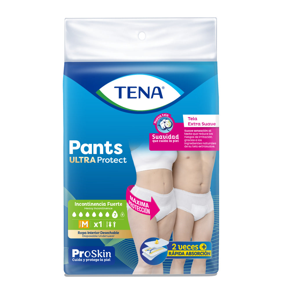 ROPA INTERIOR TENA PANTS ULTRA TALLA M BOLSA X 1 UND