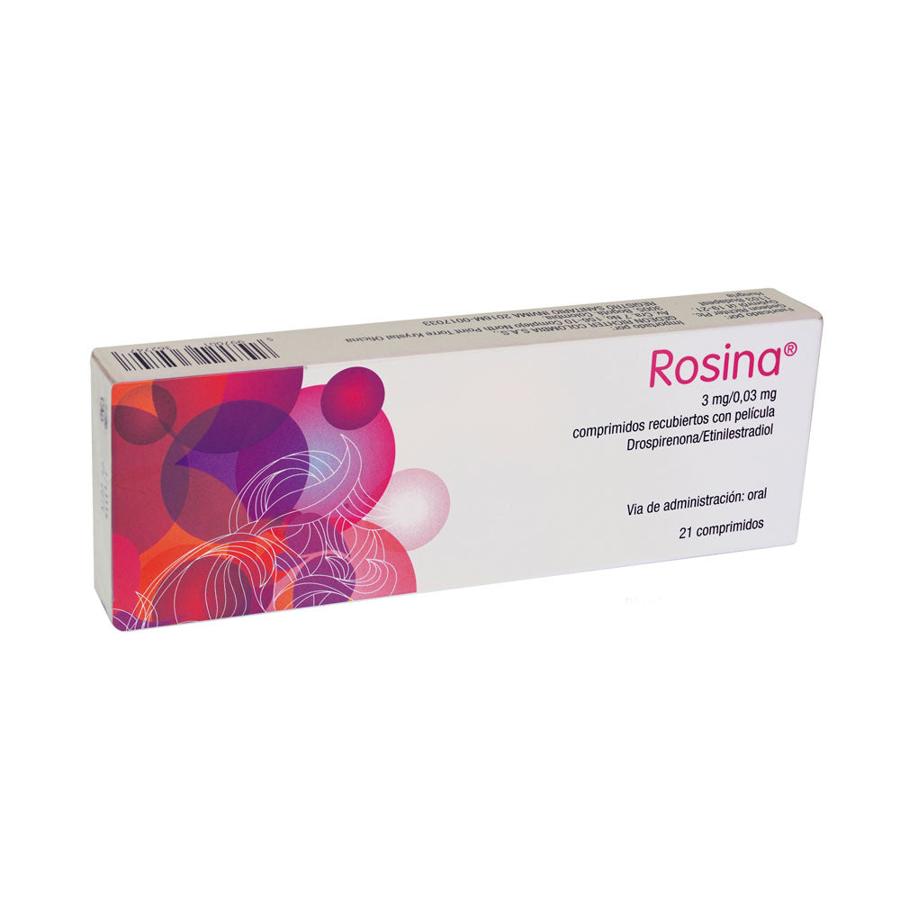 ROSINA (RG) COMPRIMIDOS 3 MG/0.03 MG CAJA X 21 UNDS