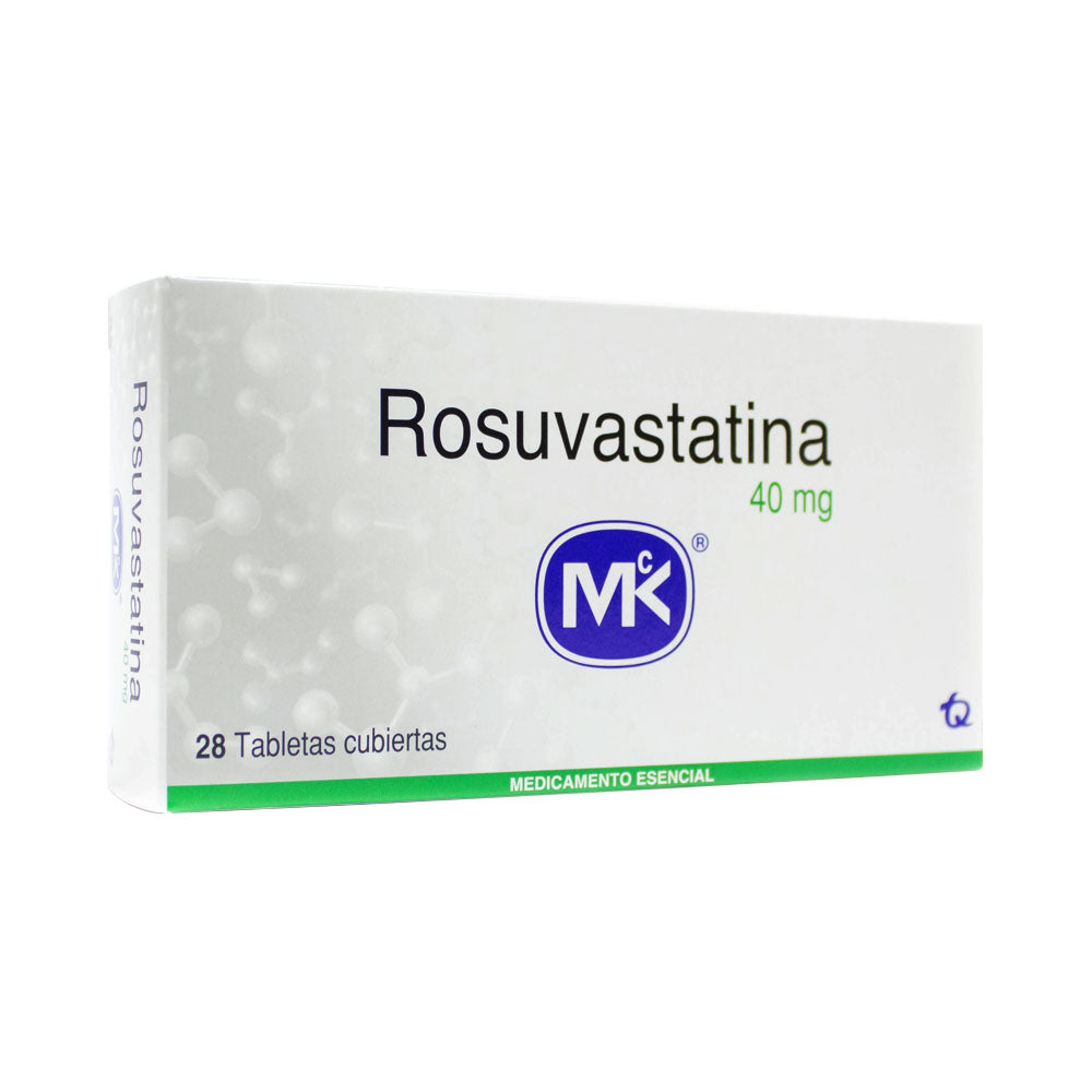 ROSUVASTATINA MK TABLETAS 40 MG CAJA X 28 UNDS