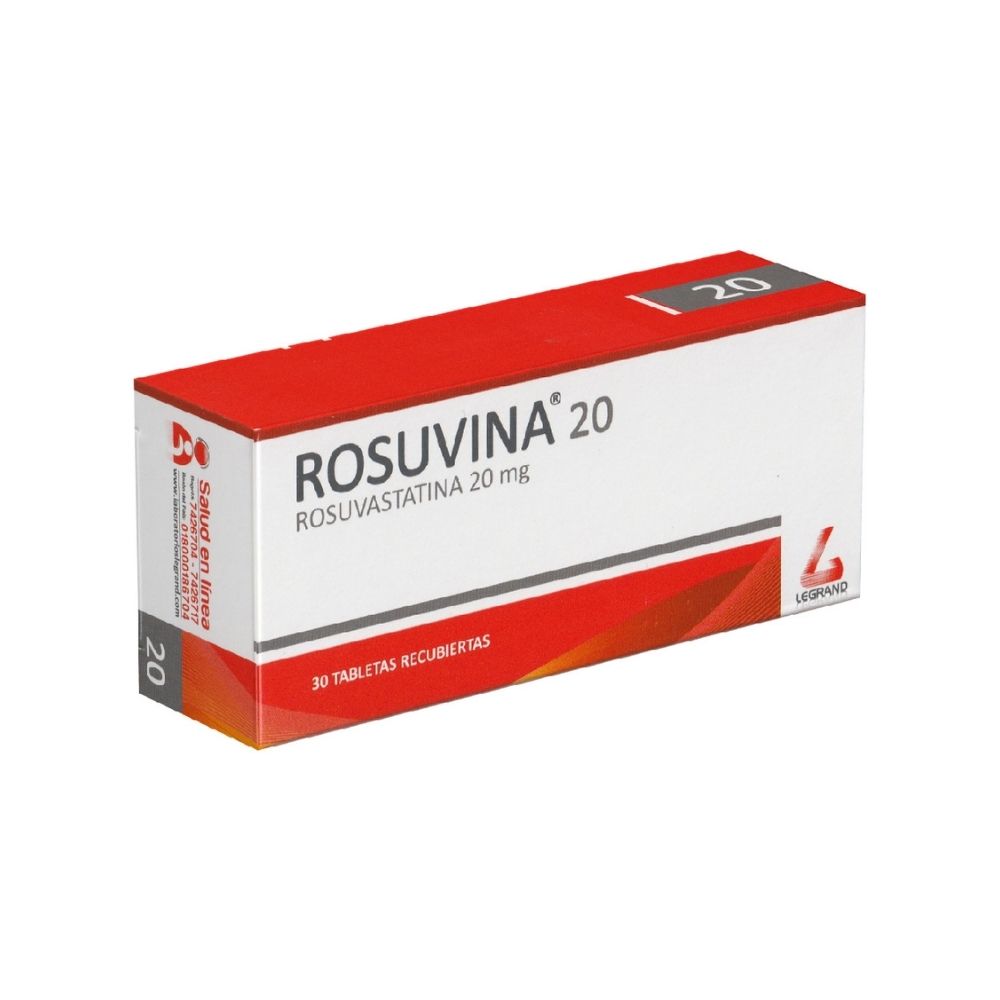 ROSUVINA TABLETA 20 MG CAJA X 30 UNDS