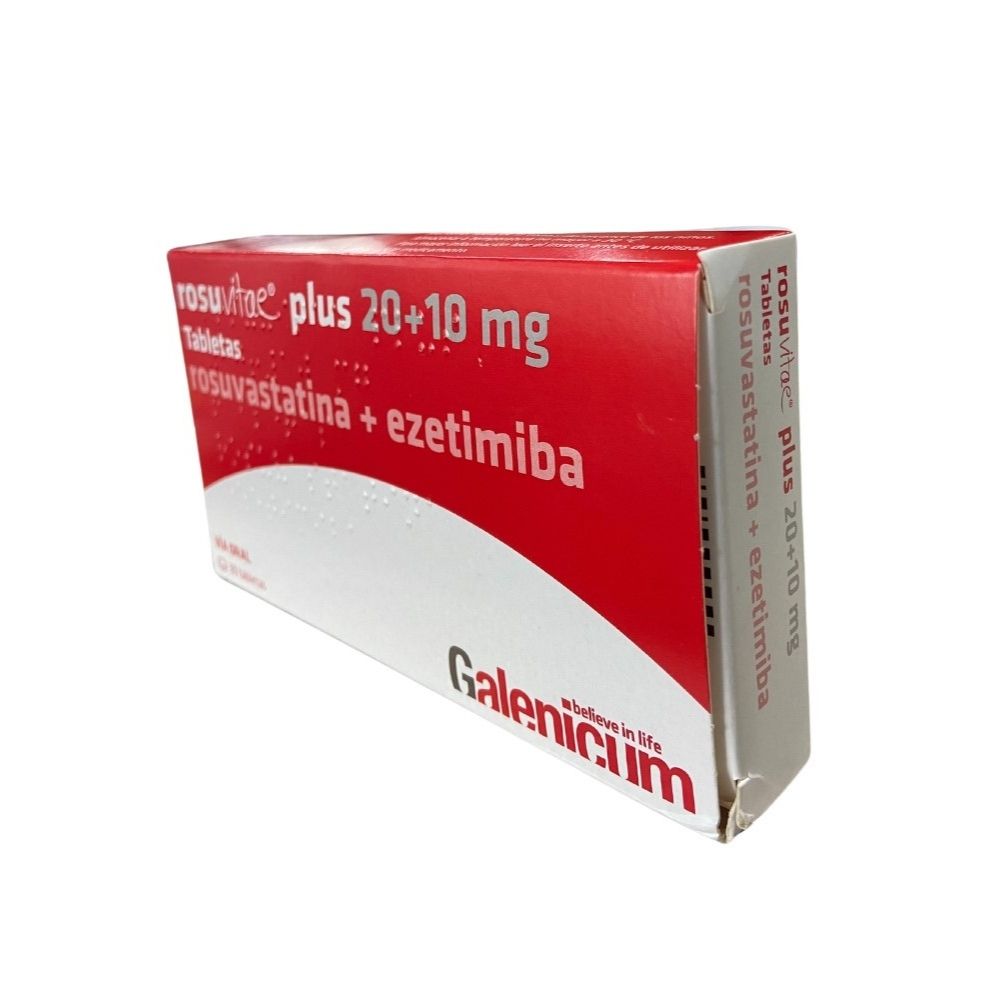 ROSUVITAE PLUS TABLETA 20/10 MG CAJA X 30 UNDS
