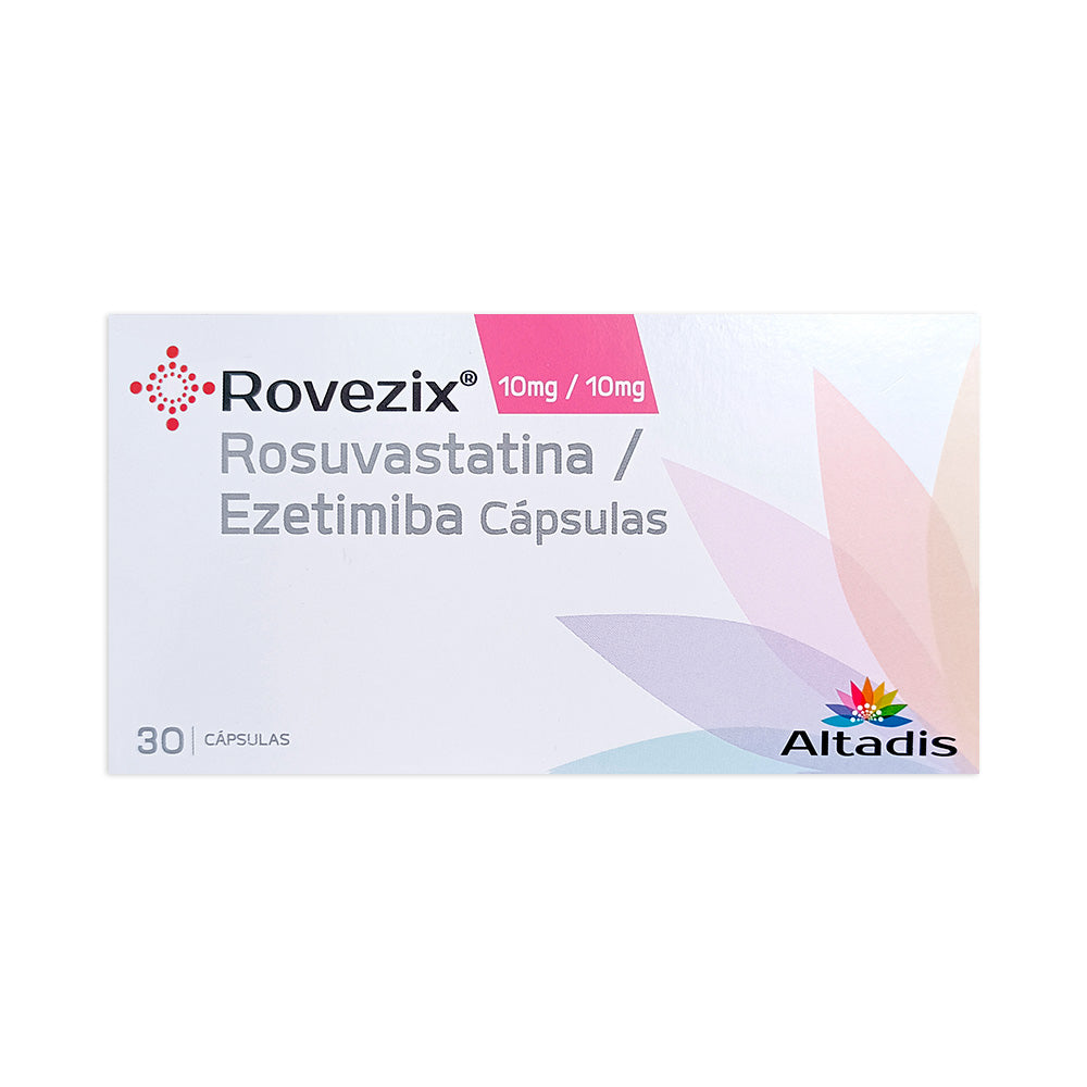 ROVEZIX CAPSULAS 10/10 MG CAJA X 30 UNDS