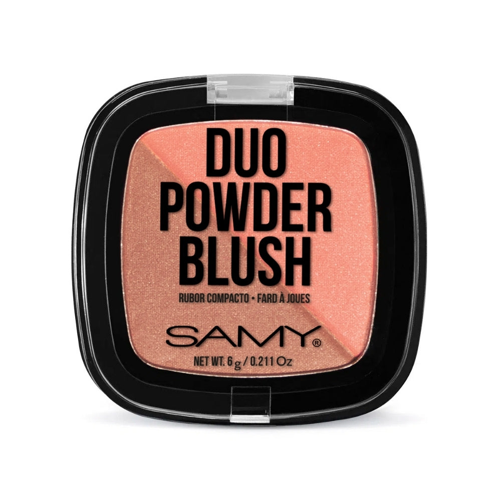 RUBOR DUO CUADRADO SAMY N 02 PINK ROSAS 6 G