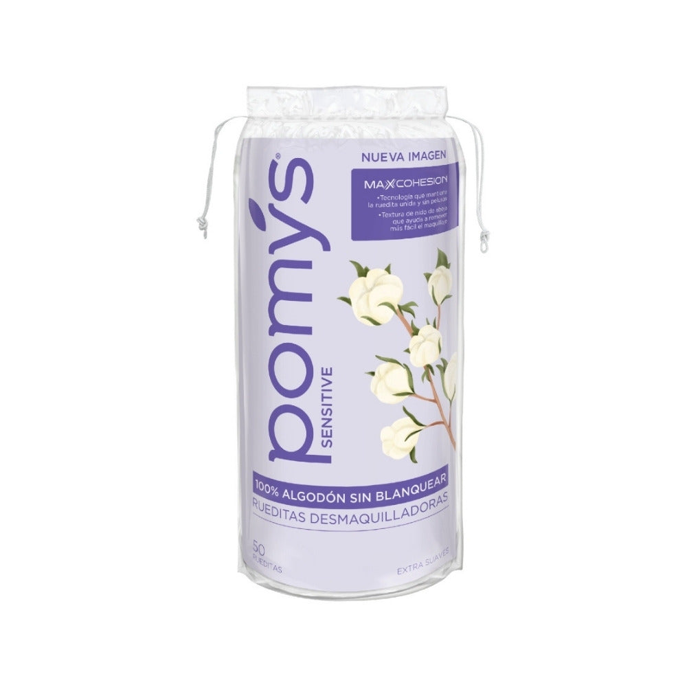 RUEDITAS FACIALES POMYS SENSITIVE+++ BOLSA X 50 UNDS