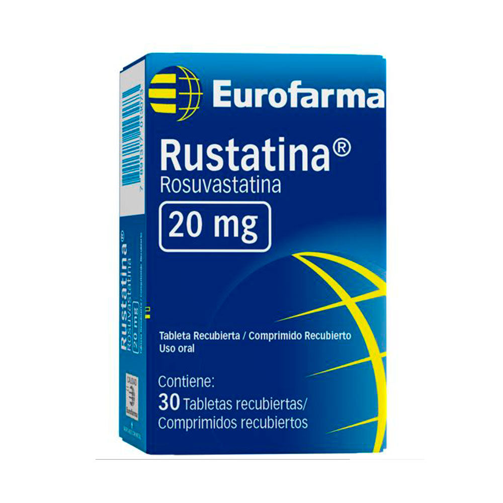 RUSTATINA TABLETAS RECUBIERTAS 20 MG CAJA X 30 UNDS
