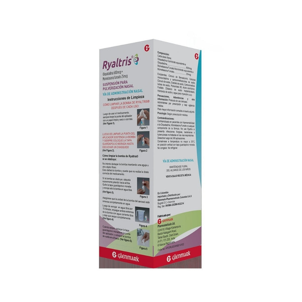 RYALTRIS SUSPENSION NASAL 600/25 MCG CAJA 240 DOSIS