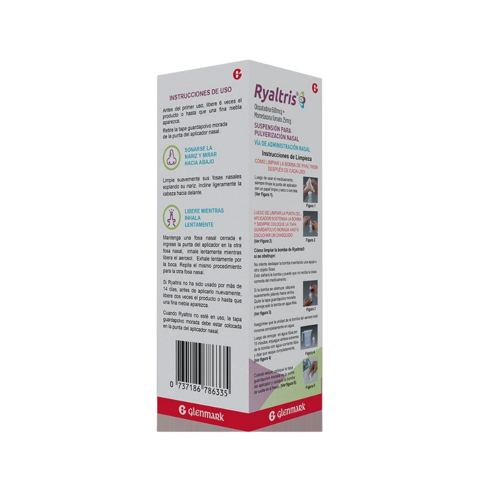 RYALTRIS SUSPENSION NASAL 600/25 MCG CAJA 240 DOSIS