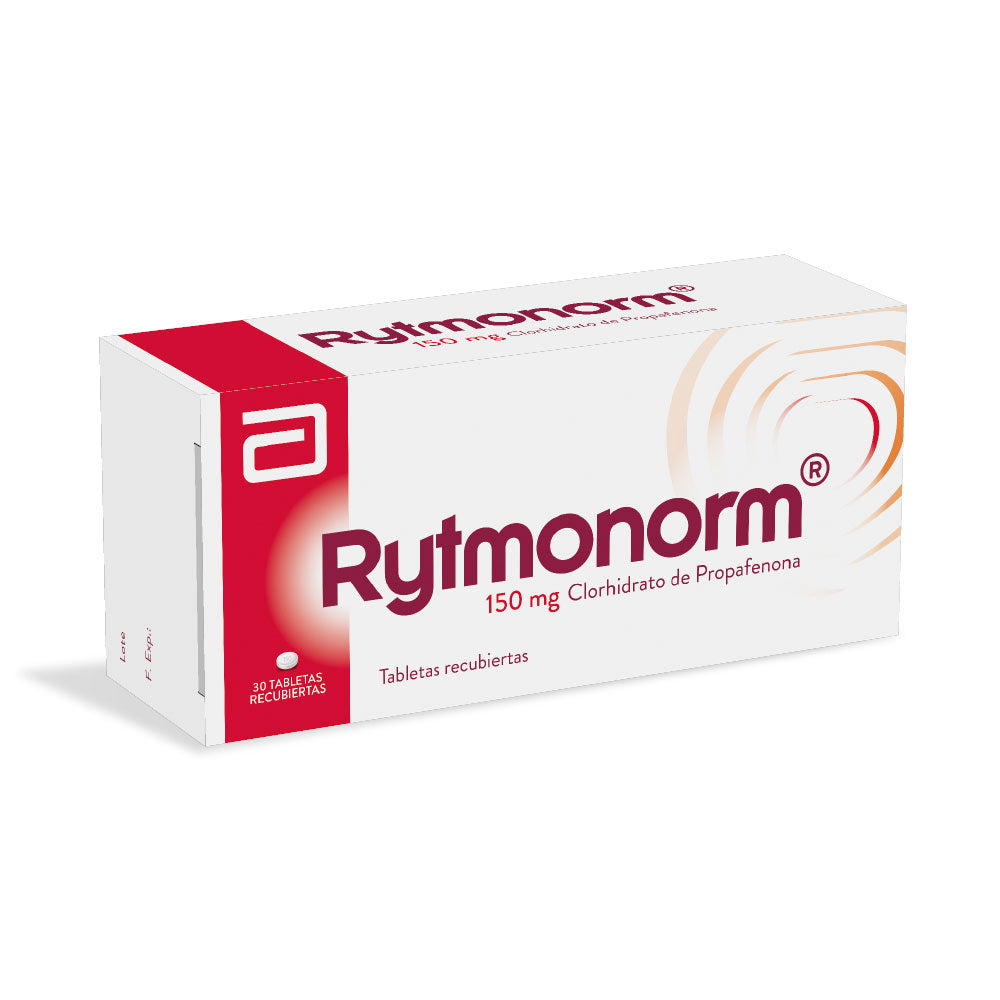 RYTMONORM TABLETAS 150 MG CAJA X 30 UNDS