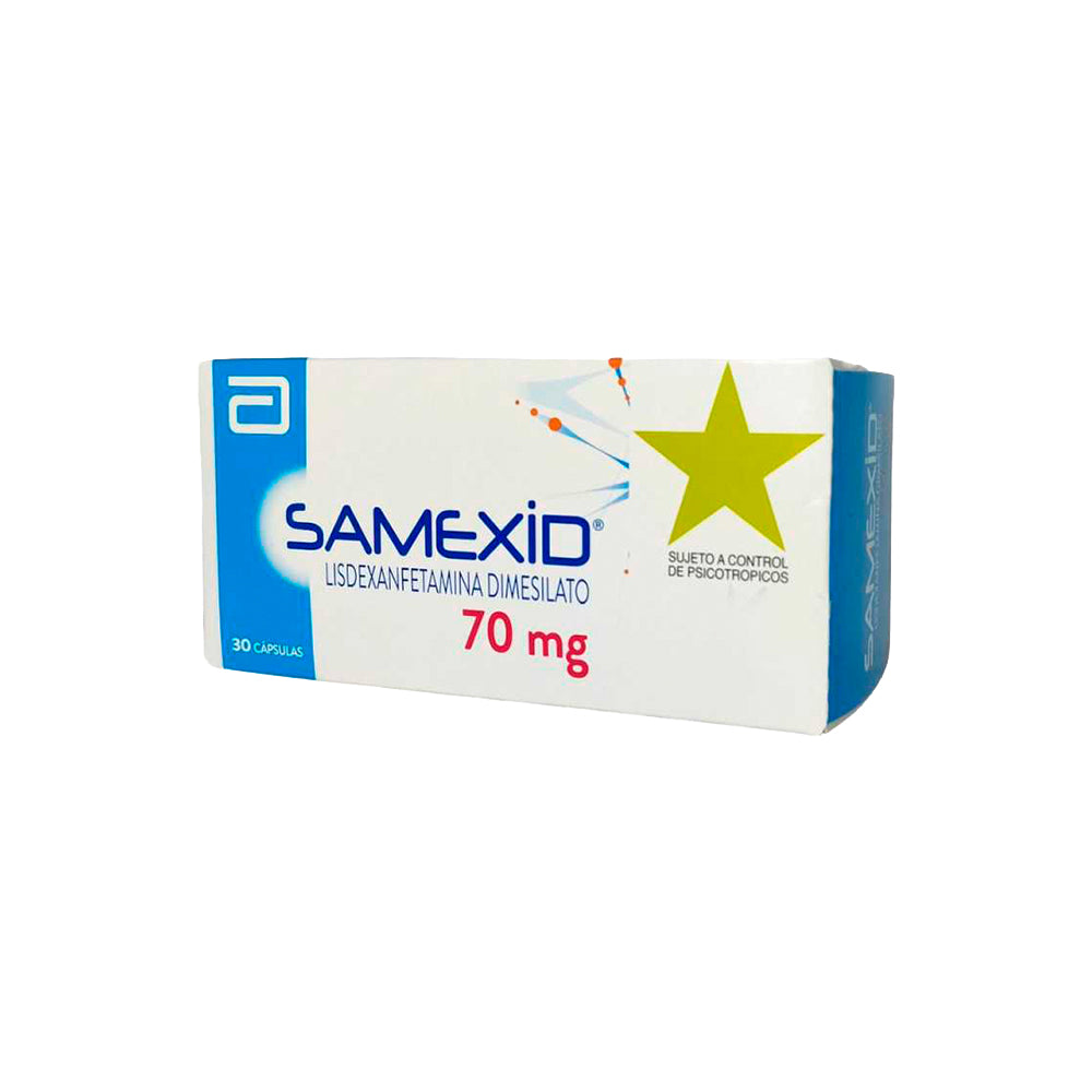 SAMEXID DCONT CAPSULAS 70 MG CAJA X 30 UNDS