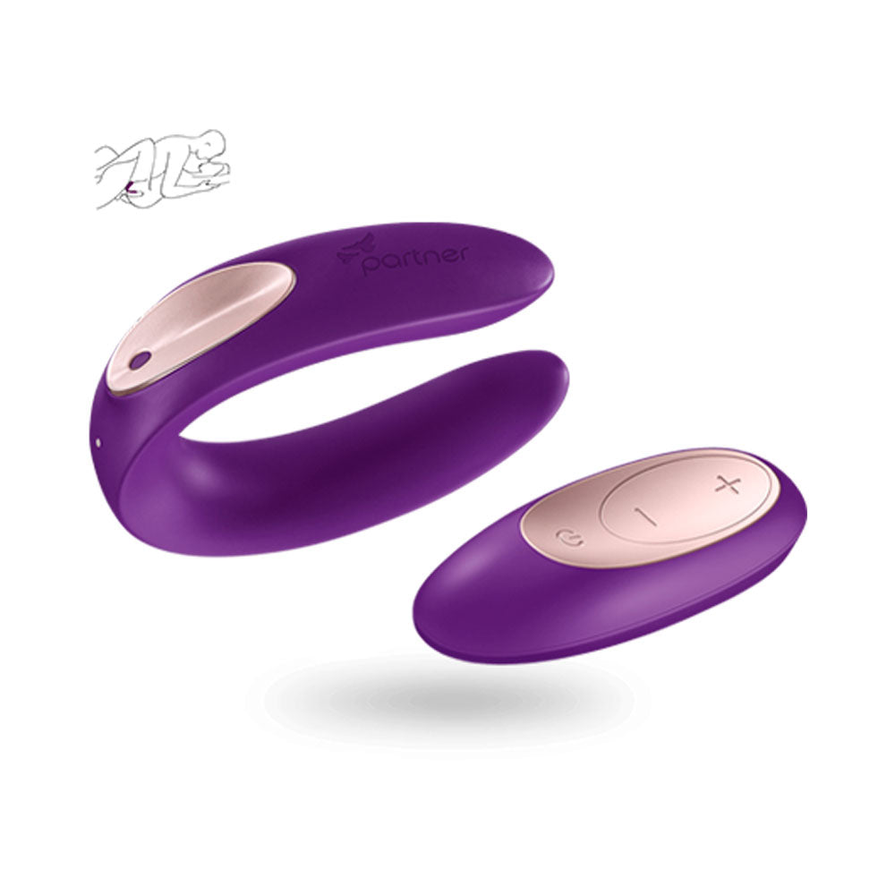SATISFYER DOUBLE PLUS REMOTE CAJA X 1 UND