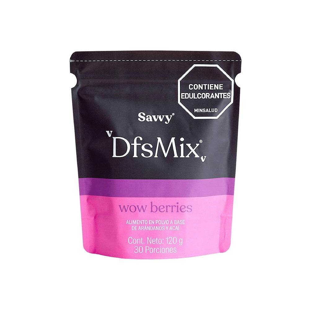 SAVVY DFS MIX POLVO 30 SOBRES WOW BERRIES DOYPACK 120 G