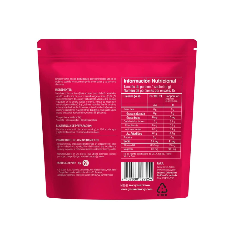 SAVVY HARMONYCYCLE FLOR DE JAMAICA DOYPACK 90 G