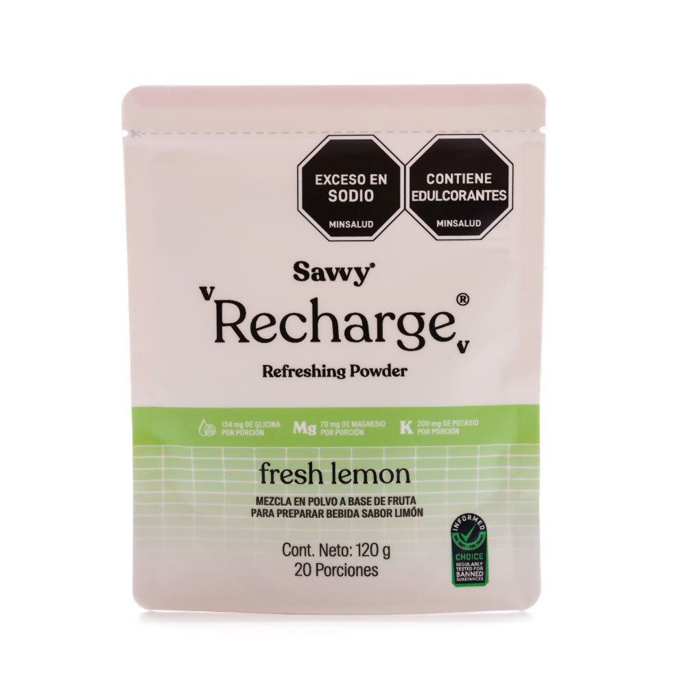 SAVVY RECHARGE LIMON BOLSA 120 G