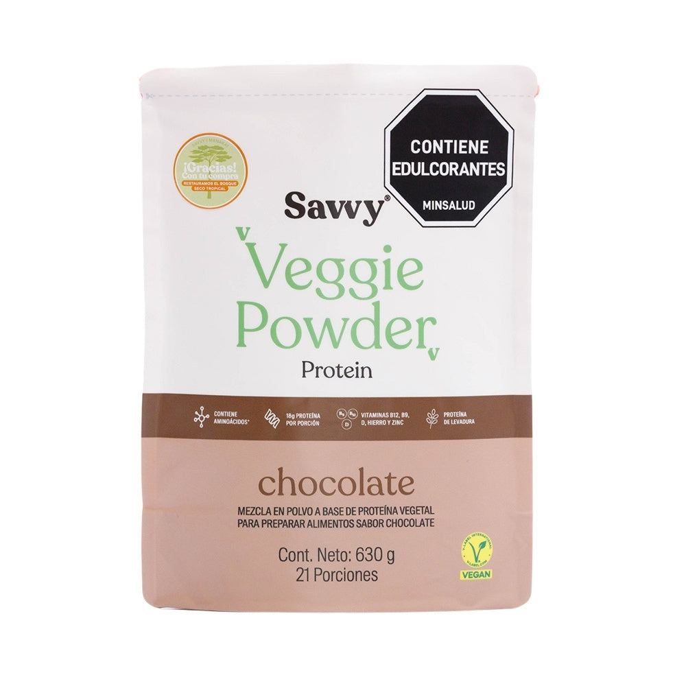 SAVVY VEGGIE POWER CHOCOLATE DOYPACK 630 G