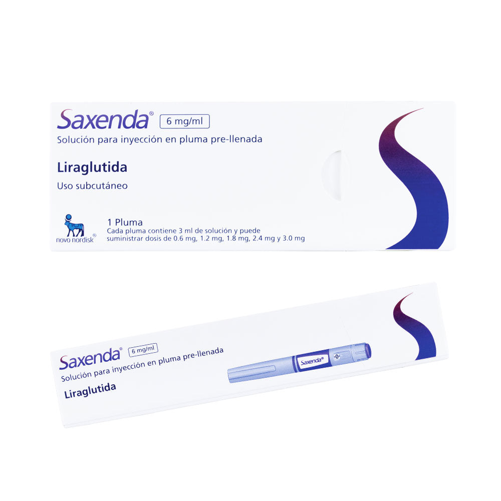 SAXENDA CF (RG) SOLUCION INYECTABLE 6MG/ML CAJA X 1 UND