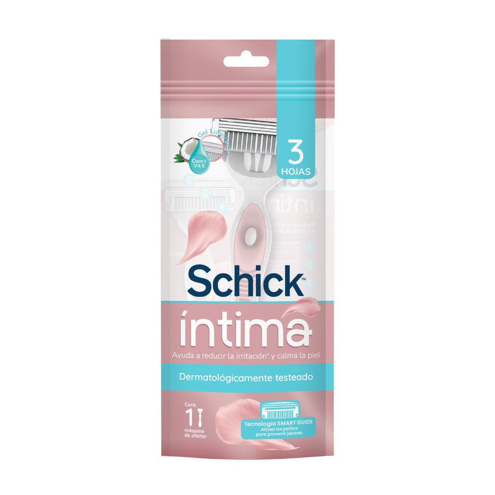 SCHICK INTIMA 3 HOJAS MAQUINA DE AFEITAR X 1 UND