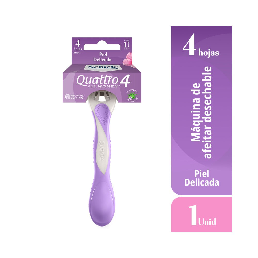 SCHICK QUATTRO FOR WOMEN X 1 UND