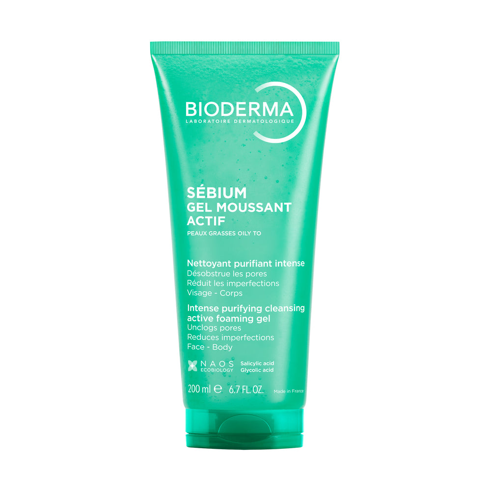 SEBIUM GEL MOUSSANT ACTIF LIMPIADOR BIODERMA TUBO 200 ML