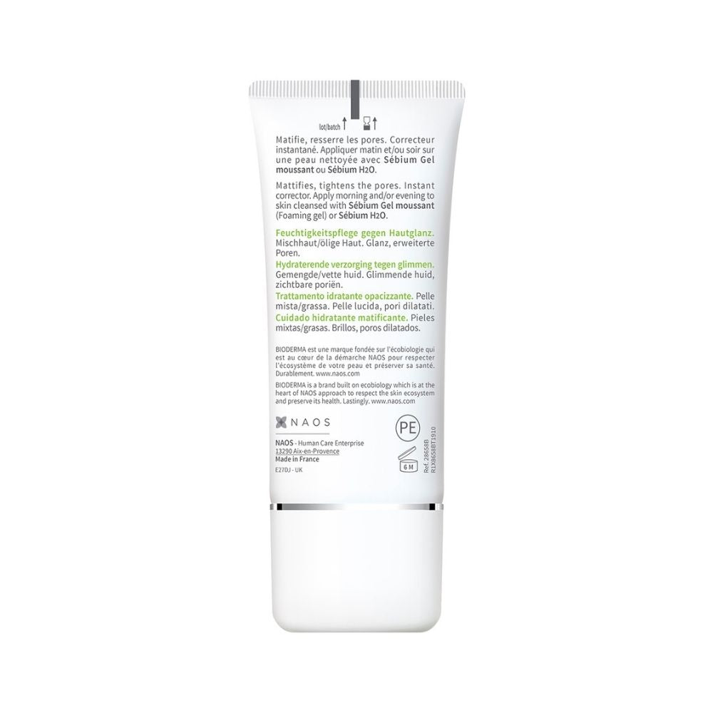 SEBIUM MAT CONTROL CREMA MATIFICANTE BIODERMA TUBO 30 ML