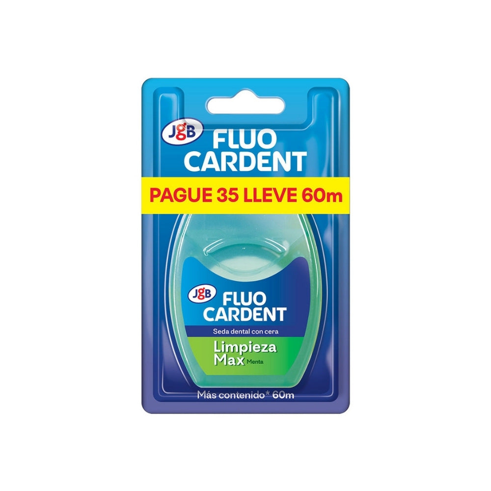 SEDA DENTAL FLUOCARDENT LIMPIEZA MAX MENTA PAGUE 35 LLEVE 60 M