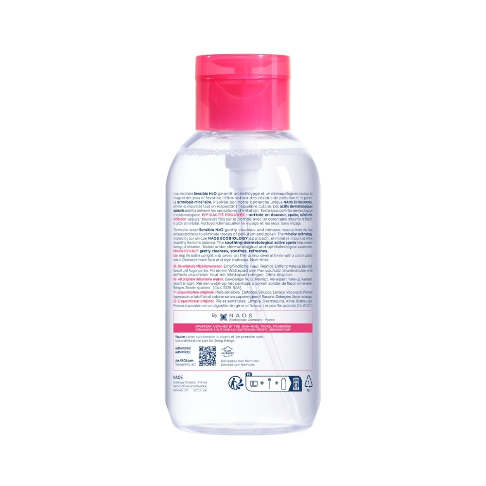 SENSIBIO H2O POMPA INVERSA AGUA MICELAR BIODERMA FRASCO 500 ML