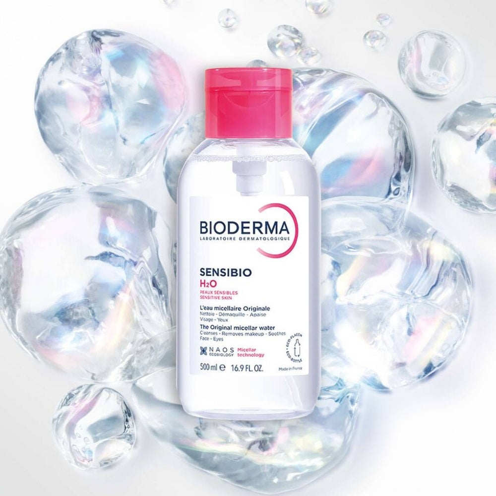SENSIBIO H2O POMPA INVERSA AGUA MICELAR BIODERMA FRASCO 500 ML