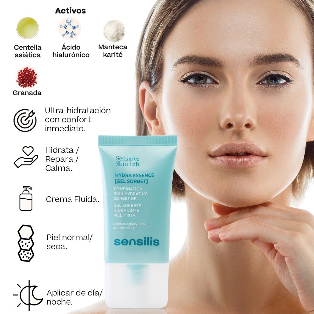 SENSILIS HYDRA ESSENCE GEL SORBETE TUBO 40 ML