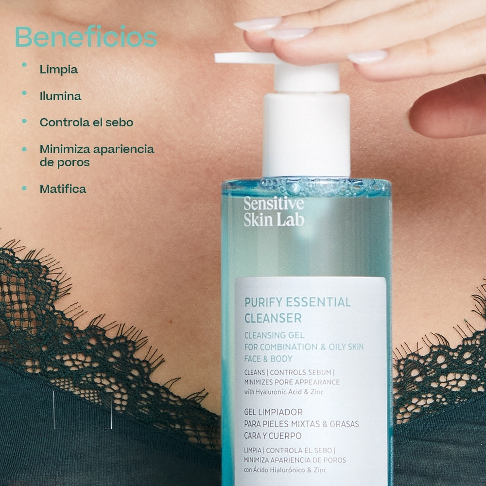 SENSILIS PURIFY ESSENTIAL CLEANSER FRASCO 400 ML