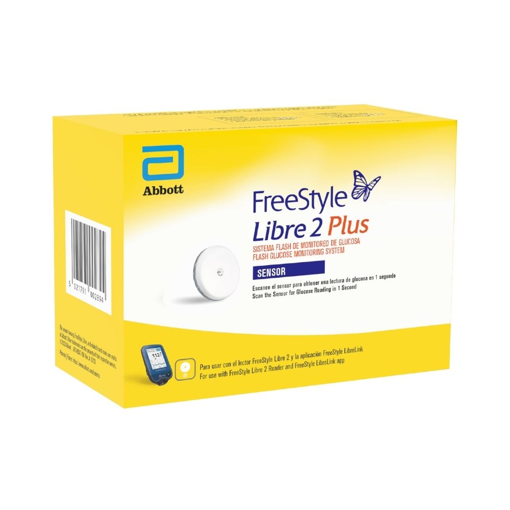 SENSOR FREESTYLE LIBRE 2 PLUS DISPOSITIVO MEDICO CAJA X 1 UND