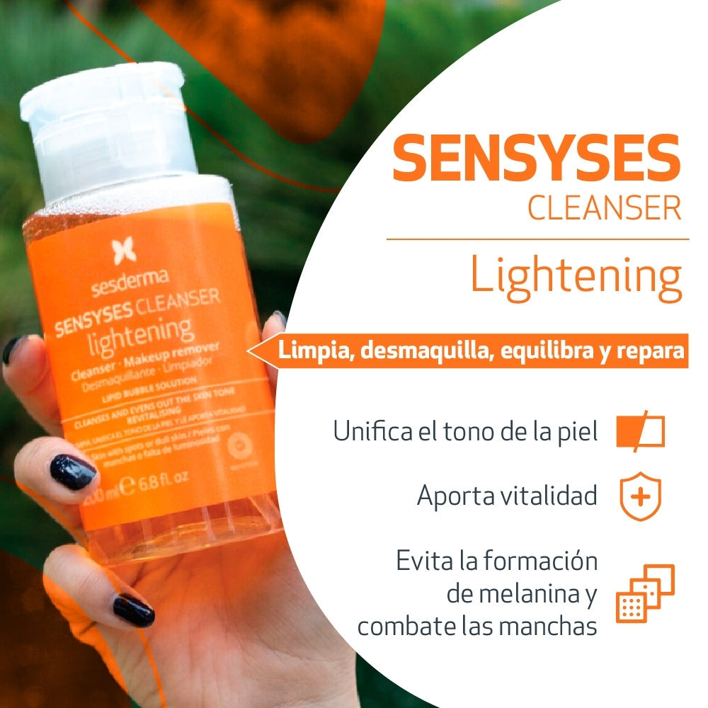 SENSYSES LIGHTENING CLEANSER FRASCO 200 ML