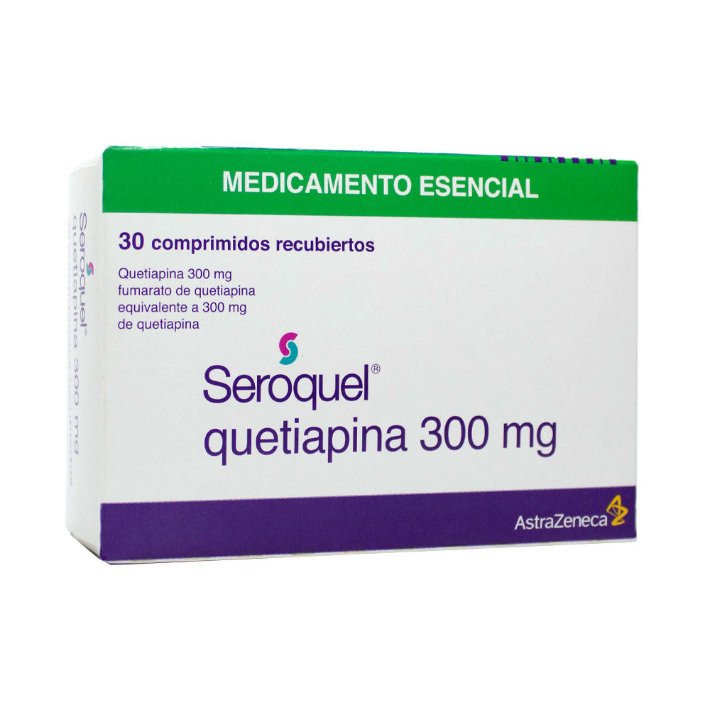 SEROQUEL (RG) COMPRIMIDOS 300 MG CAJA X 30 UNDS