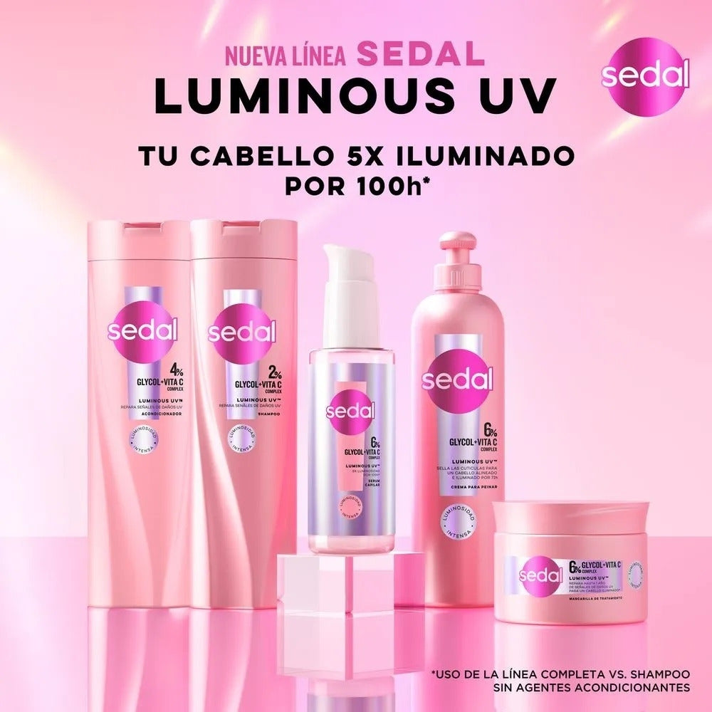 SERUM CAPILAR SEDAL LUMINOSO UV FRASCO 110 ML